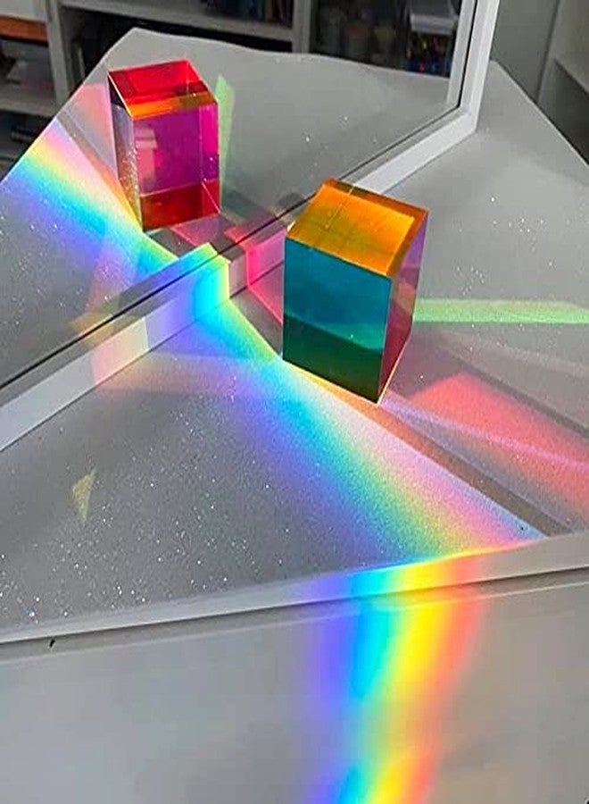 CMY Cubes Original (50mm) - Cyan, Magenta & Yellow Cube - Optical Color Cube - Teaches Subtractive Color Mixing for Ages 15+, Educational, Scientific, Physics & Kinetic Art Desk Object, STEAM - Image 2